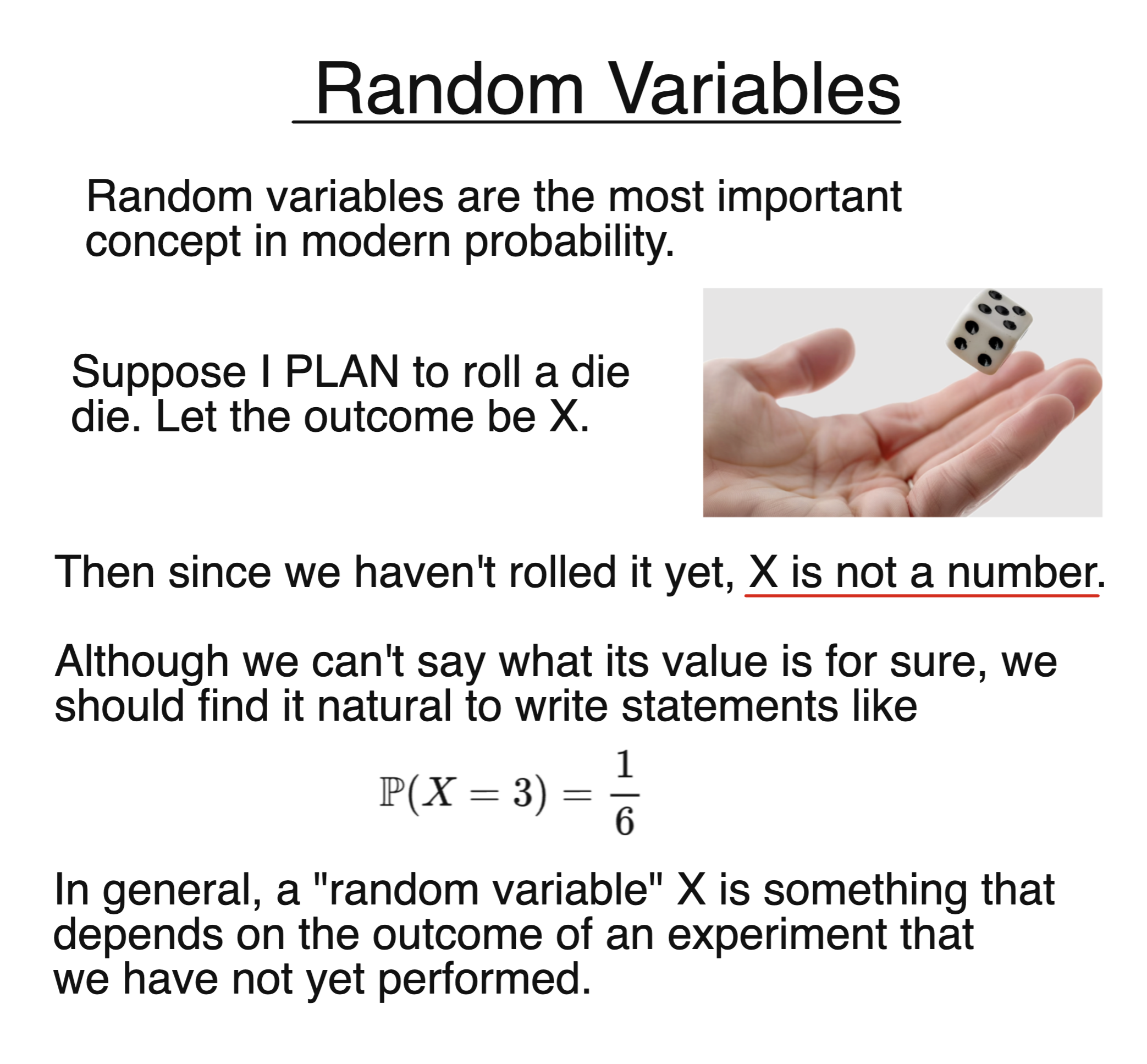 Random Variables Intro